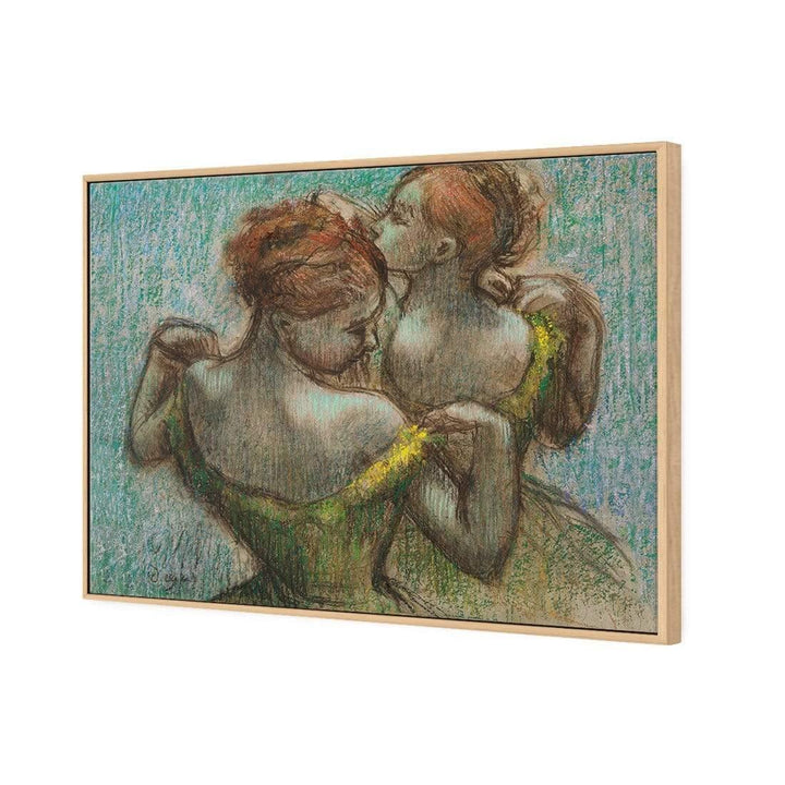 Two Dancers in Green By Edgar Degas Wall Art