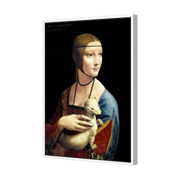 Lady with Ermine By Leonardo Da Vinci Wall Art
