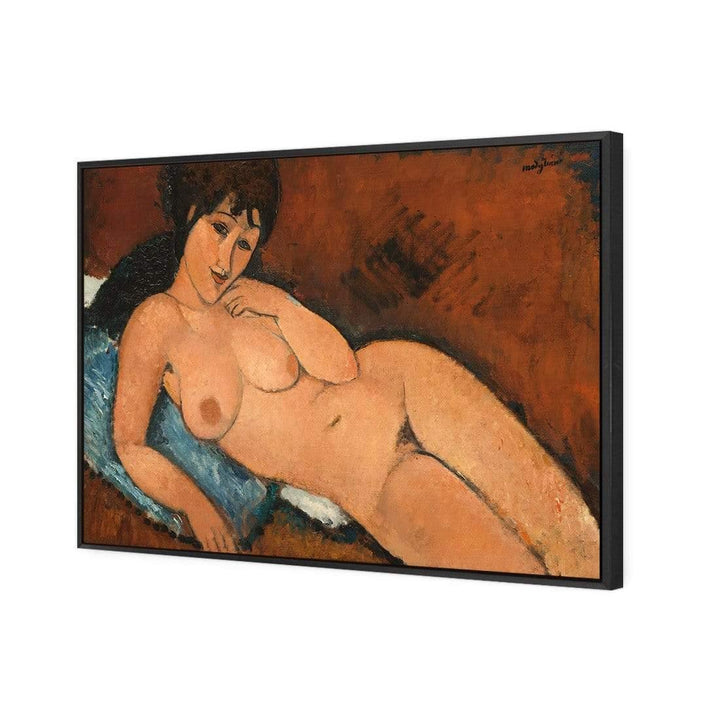 Nude on a Blue Cushion By Modigliani Wall Art