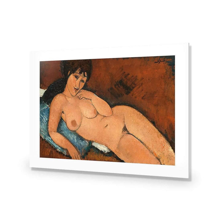 Nude on a Blue Cushion By Modigliani Wall Art