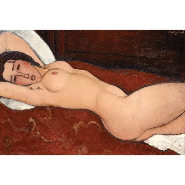 Reclining Nude By Modigliani Wall Art