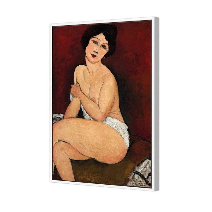 Sitting Nude By Modigliani Wall Art