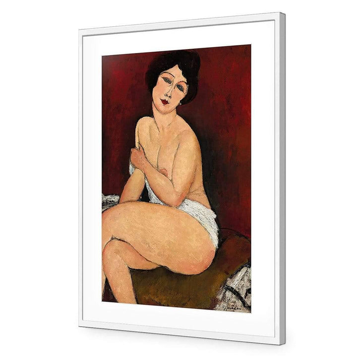 Sitting Nude By Modigliani Wall Art