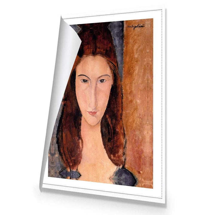 Portrait of Jeanne Hebuterne By Modigliani Wall Art