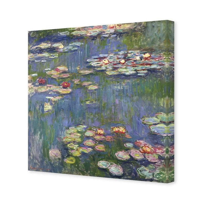 Red Water Lilies By Monet Wall Art
