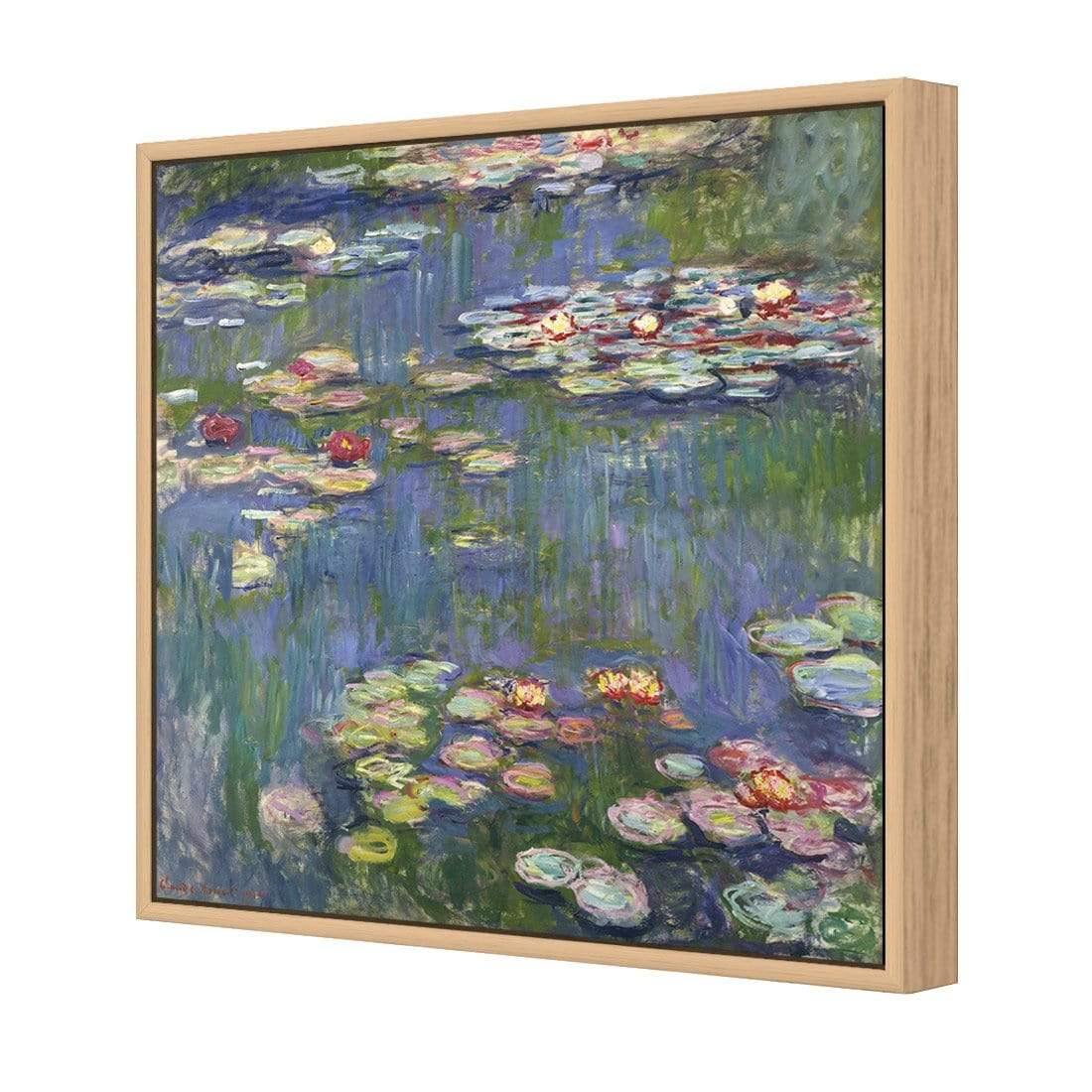 Red Water Lilies By Monet
