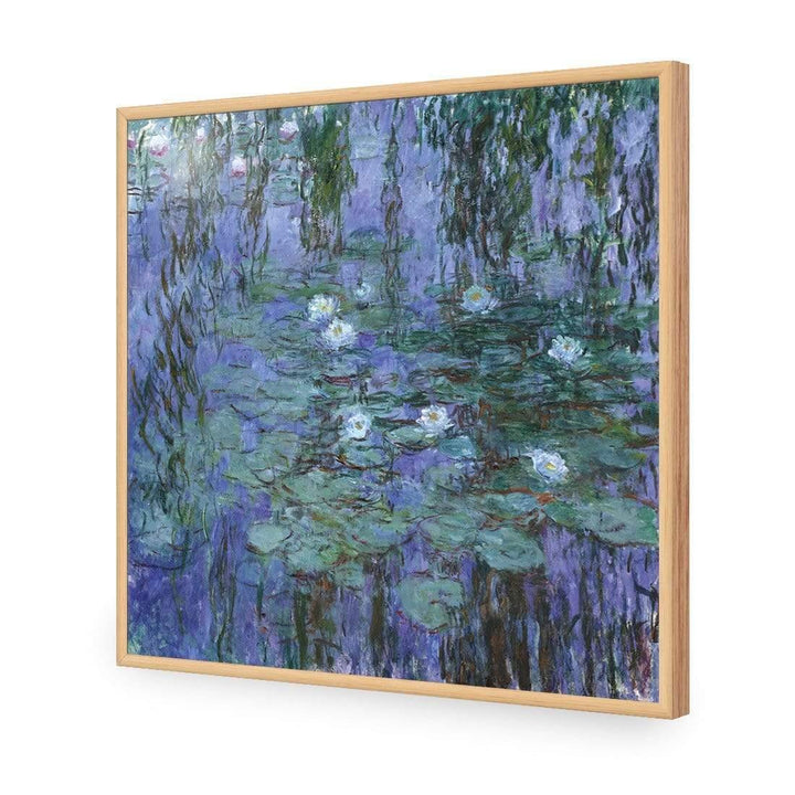 Blue Water Lilies By Monet Wall Art