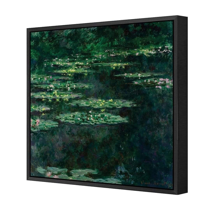 Green Water Lilies By Monet Wall Art