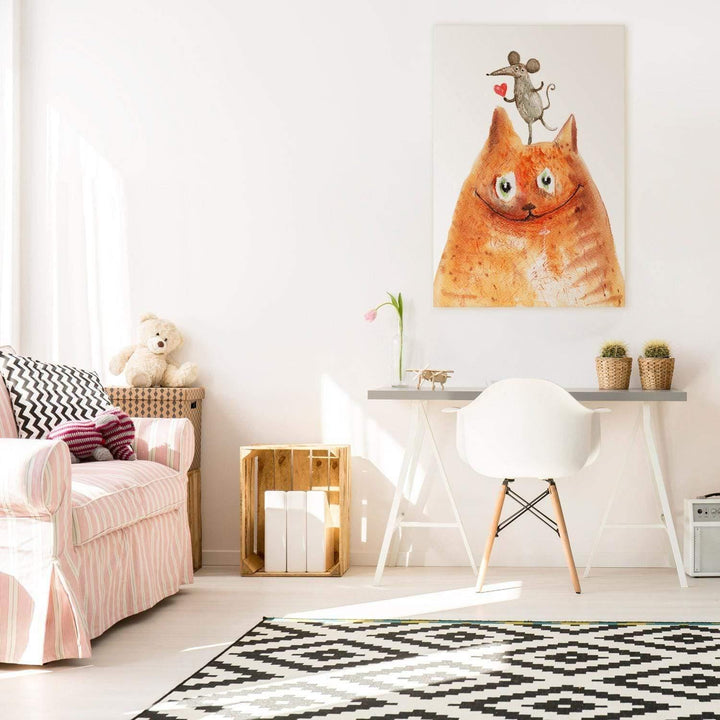 Cat and Mouse Love Wall Art