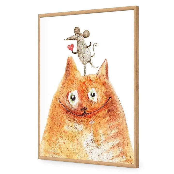 Cat and Mouse Love Wall Art