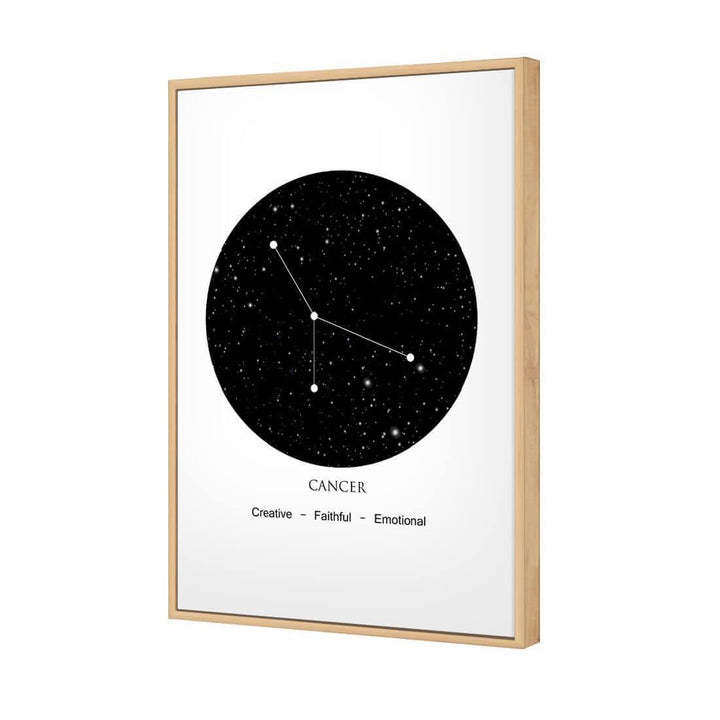Zodiac Constellation Black - Cancer Wall Art