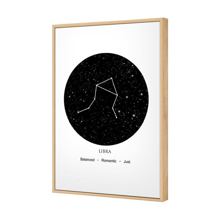Zodiac Constellation Black - Libra Wall Art