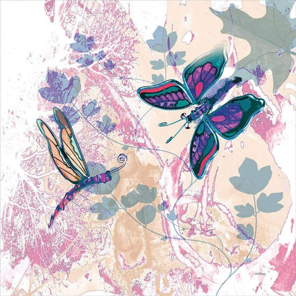 Flight of Butterflies, Pink Wall Art