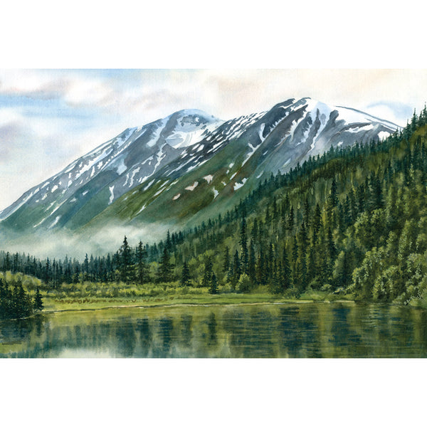 Rocky Mountains Watercolour
