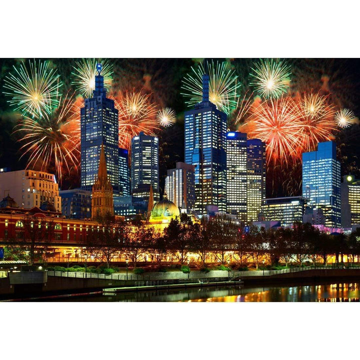 Melbourne Fireworks Wall Art