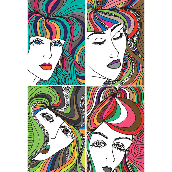 Faces of the 60's Collage