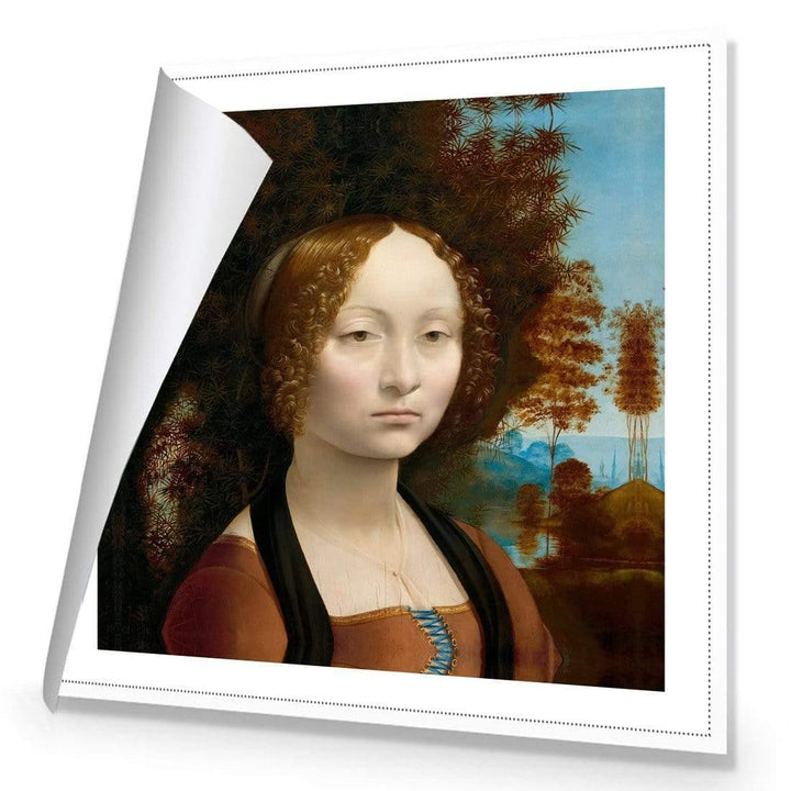 Ginevra de Benici by Leonardo da Vinci Wall Art