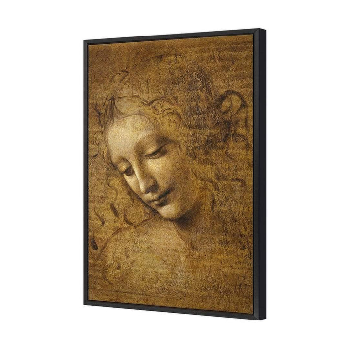 The Head of a Woman by Leonardo da Vinci Wall Art