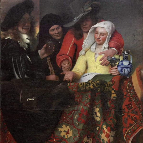 The Procuress by Johannes Vermeer Wall Art