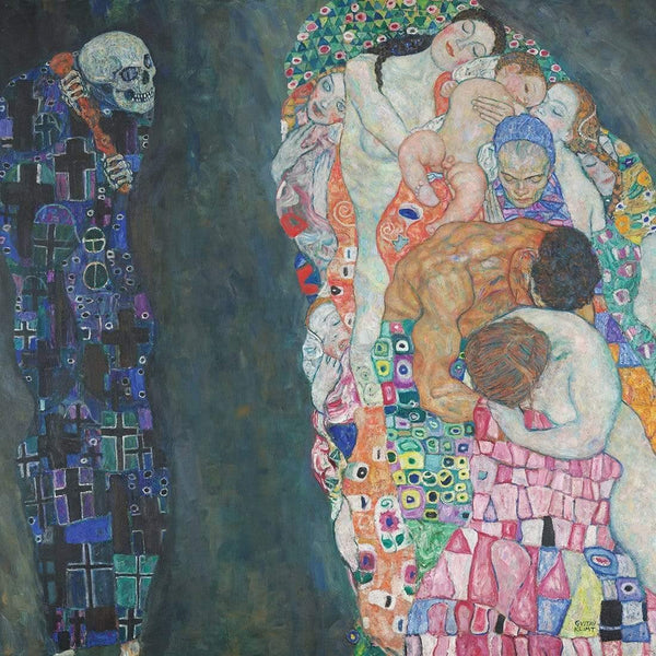 Death & Life by Gustav Klimt Wall Art