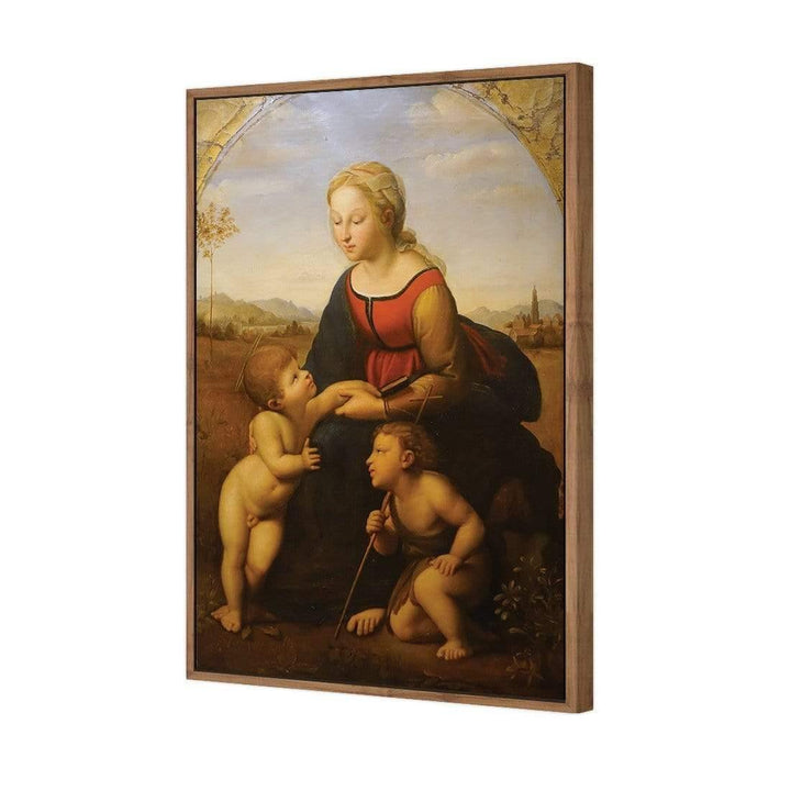Madonna with Child & Saint John the Baptist by Raphael Wall Art