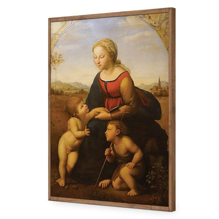 Madonna with Child & Saint John the Baptist by Raphael Wall Art
