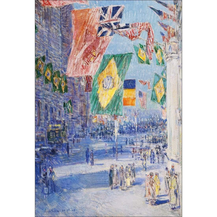 Avenue of the Allies: Brazil, Belgium by Childe Hassam Wall Art