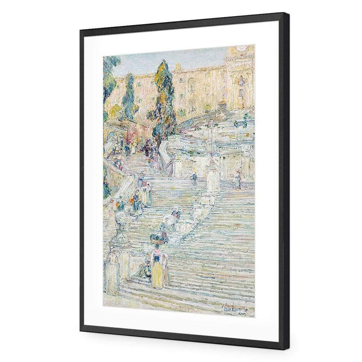 The Spanish Stairs, Rome by Childe Hassam Wall Art