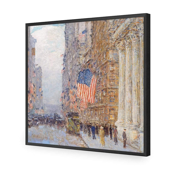 Flags on the Waldorf by Childe Hassam Wall Art