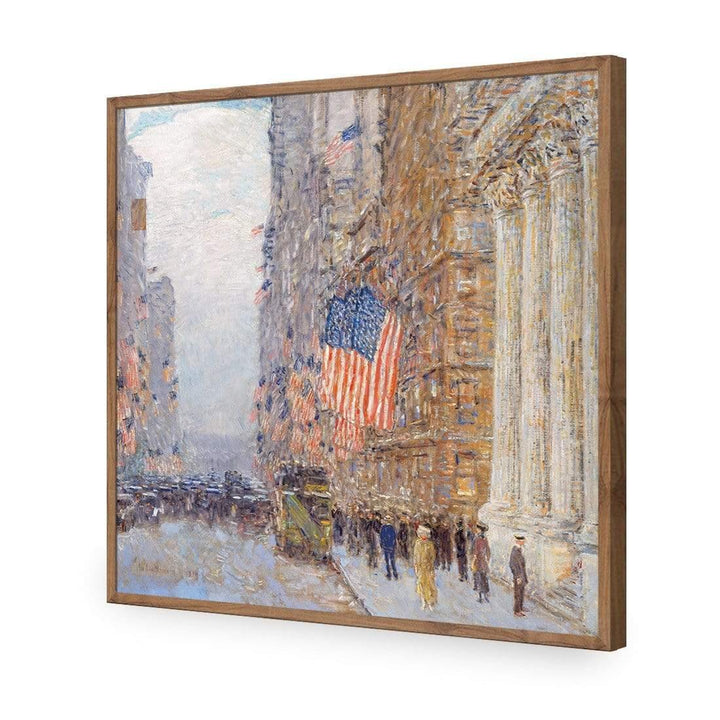 Flags on the Waldorf by Childe Hassam Wall Art