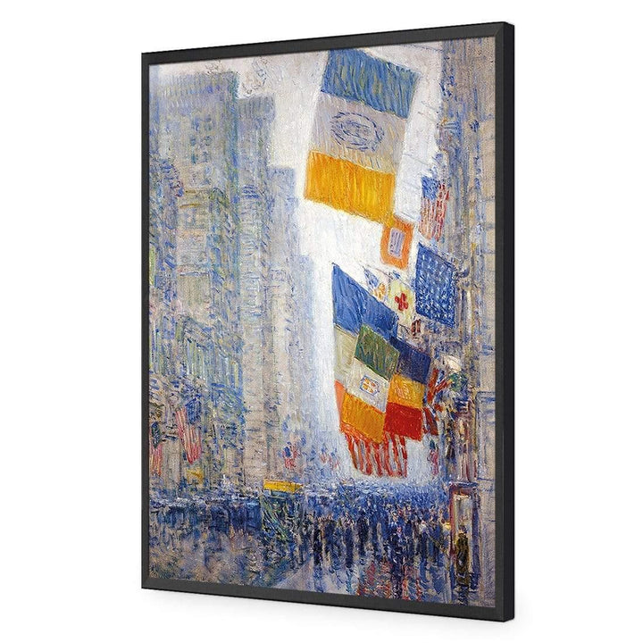 Lincoln’s Birthday Flags 1918 by Childe Hassam Wall Art