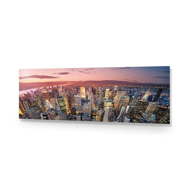 Manhattan Skyline Original (Long) Wall Art