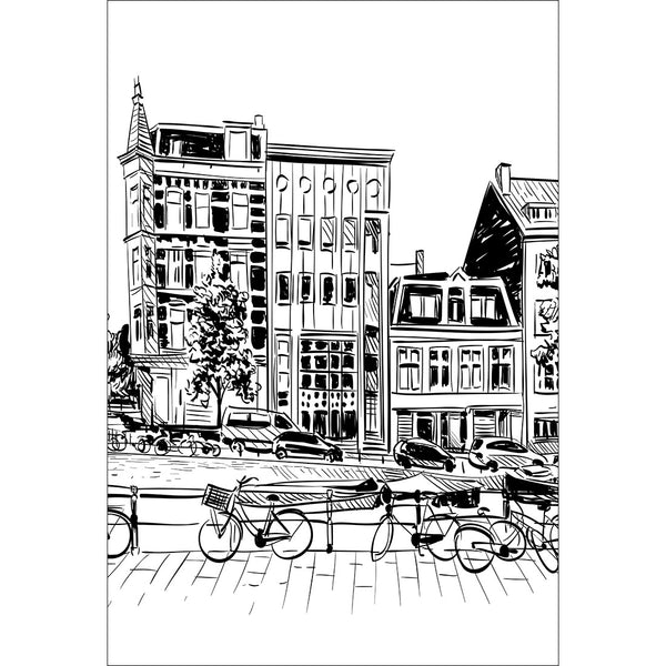 Bicycle Streetscape Sketch