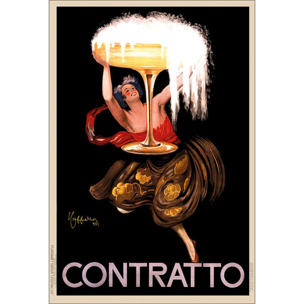 Contratto Asti Champagne by Leonetto Cappiello (1922)