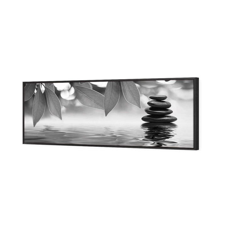 Stack of Stones Black and White (Long) Wall Art