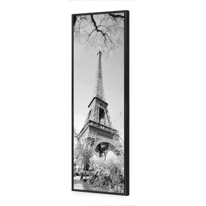 Old Time Eiffel Tower Sketch (Long) Wall Art