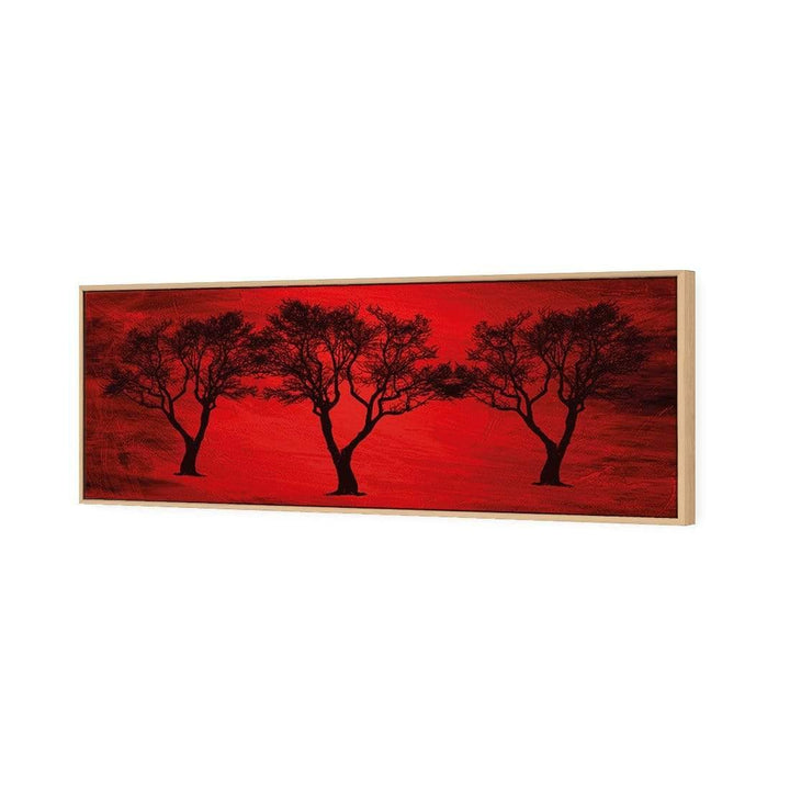 Shadow Trees, Red Wall Art