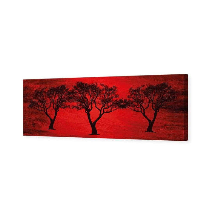 Shadow Trees, Red Wall Art