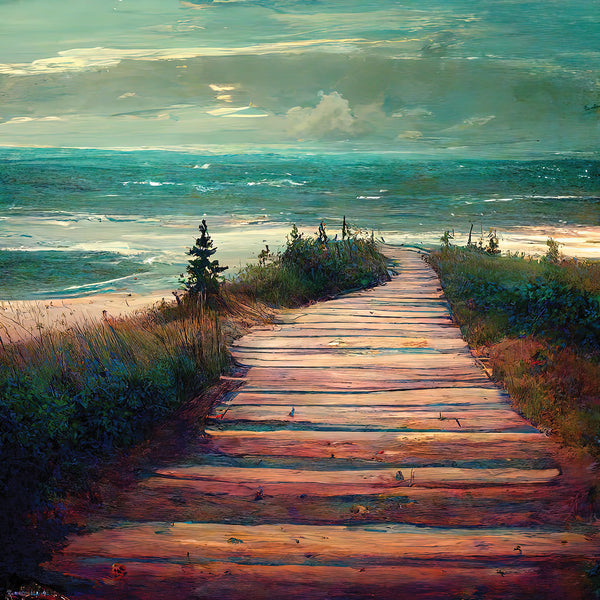 Lonely Beach Path