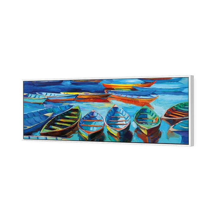 Stranded Row Boats (long) Wall Art