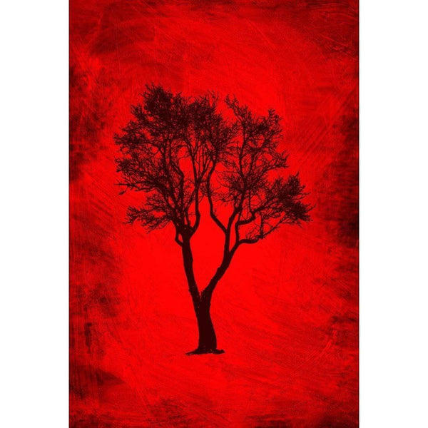 Shadow Tree Single, Red AR Wall Art