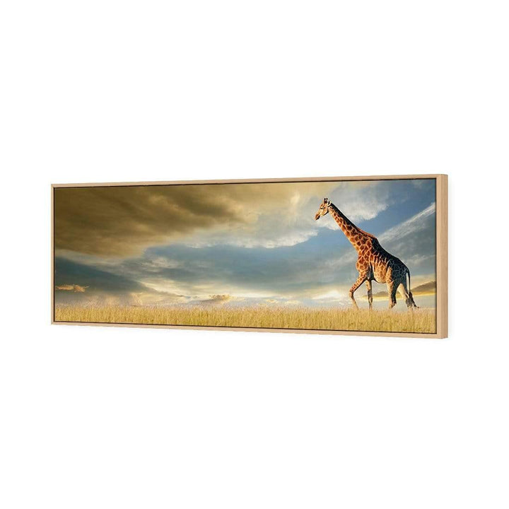 Giraffe in Stormy Clouds, Original (long) Wall Art