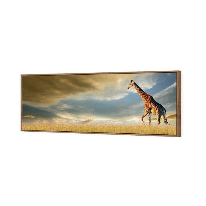 Giraffe in Stormy Clouds, Original (long) Wall Art