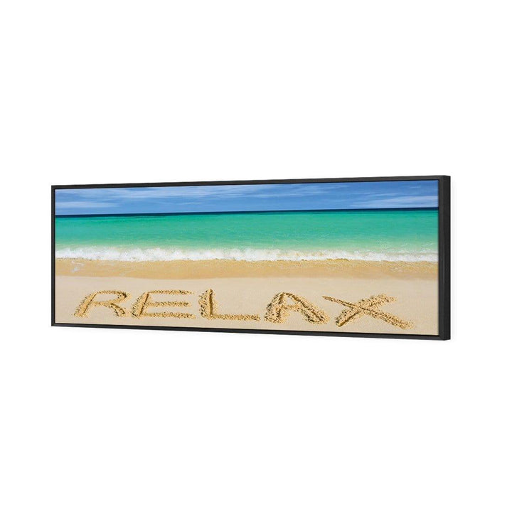 Relax on Beach (long) Wall Art