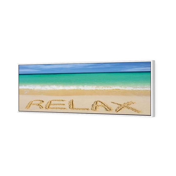 Relax on Beach (long) Wall Art