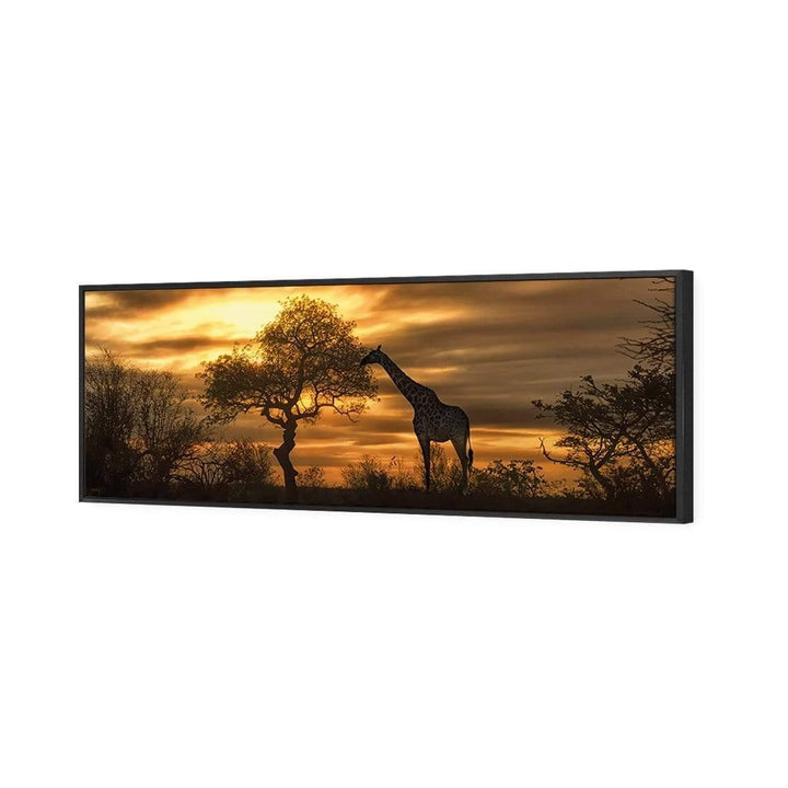 Giraffe at Sunset, Original (long) Wall Art