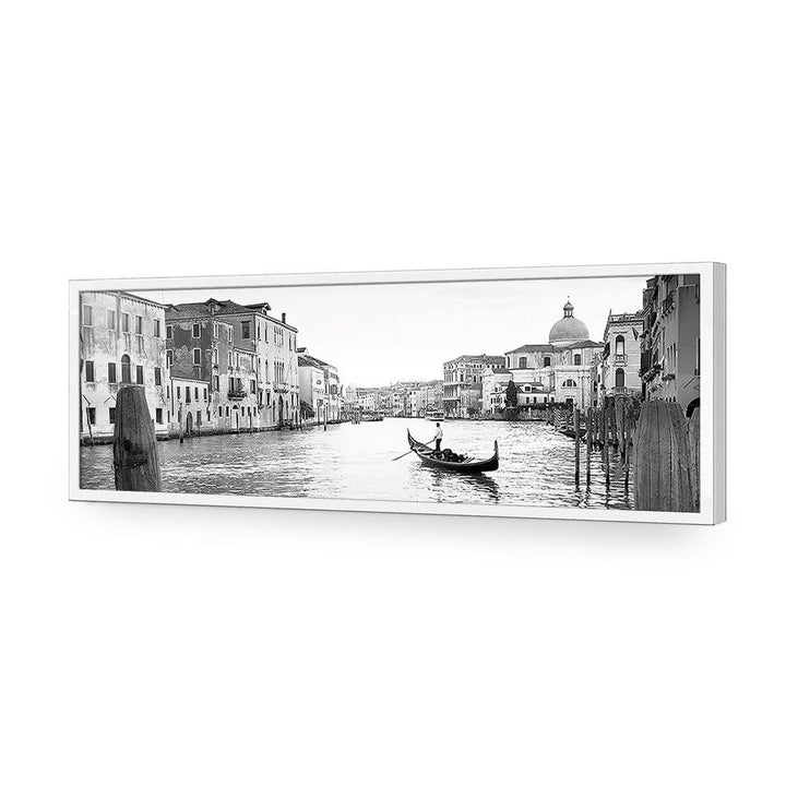 Venetian Dream, Black and White (Long) Wall Art