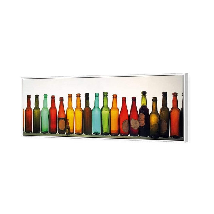 Row of Bottles, (Long) Wall Art