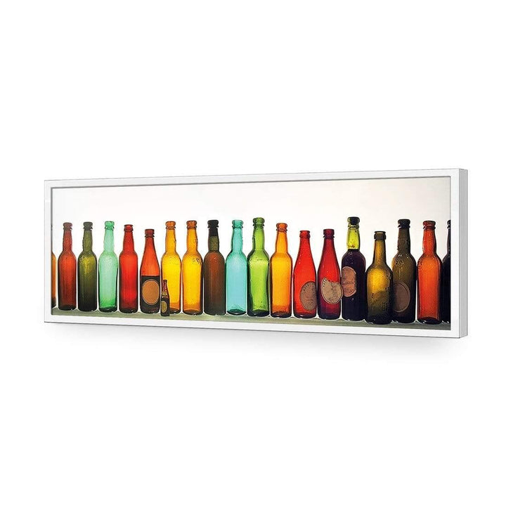 Row of Bottles, (Long) Wall Art