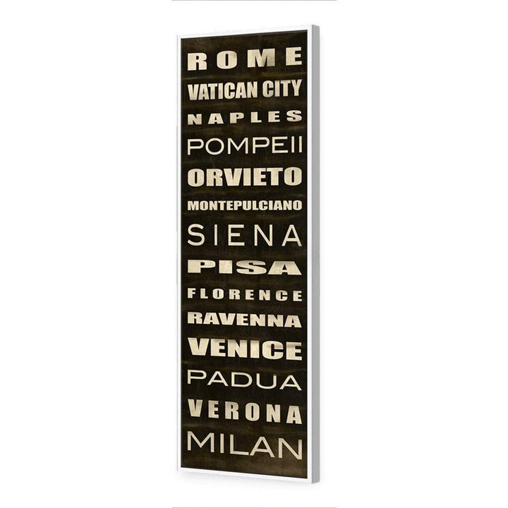 Italy Bus Scroll, Antique (Long) Wall Art